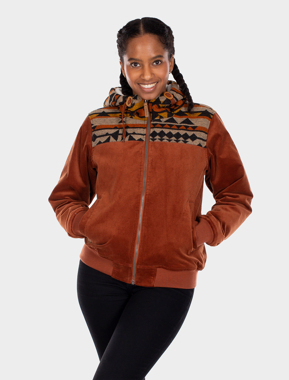 IRIEDAILY – INDI SPICE JACKET «RED/BROWN»